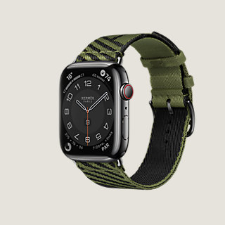 Series 8 ケース スペースブラック & Apple Watch Hermès シンプル